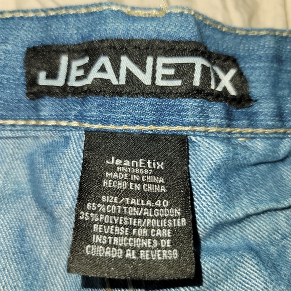 Jeanetix Designer Blue Jeans - Picture 5 of 5